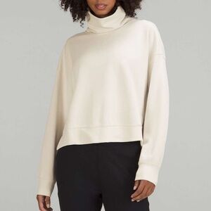 lululemon athletica Cream Turtleneck Sweatshirt